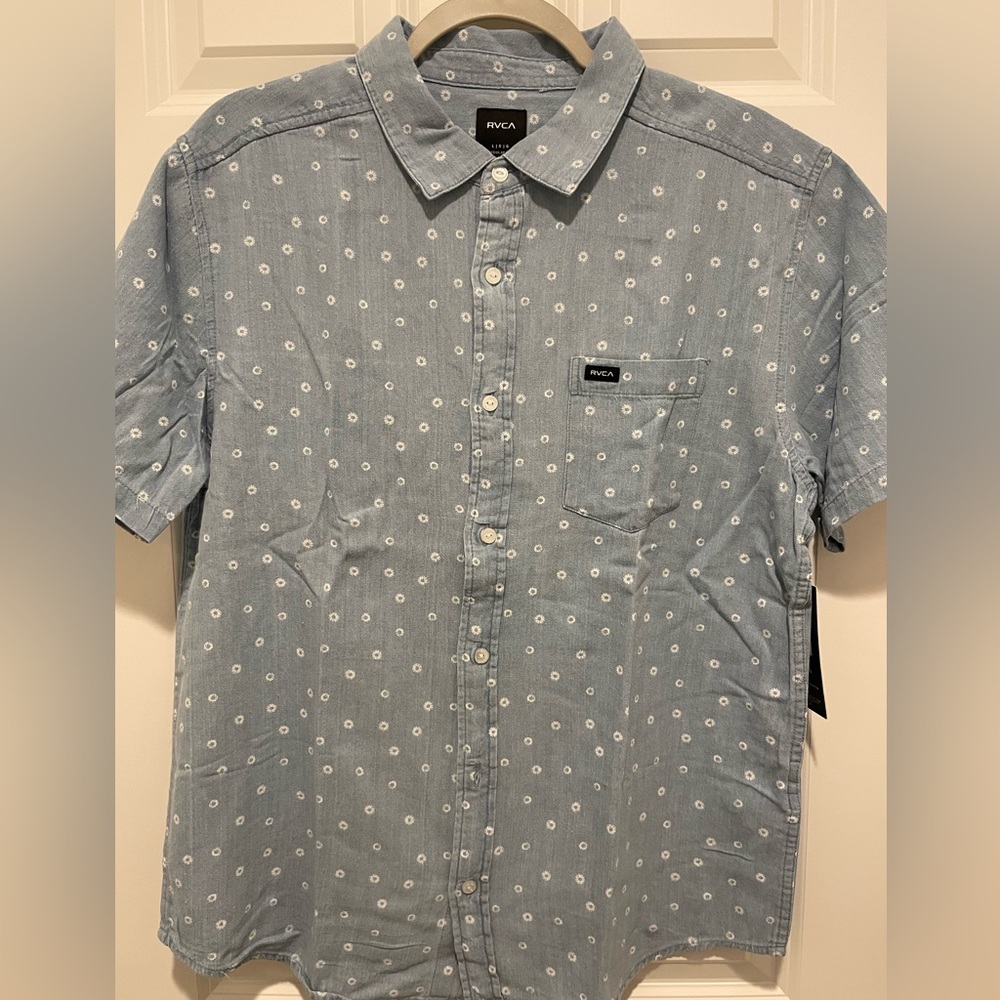 RVCA - Short Sleeve Button Down - L